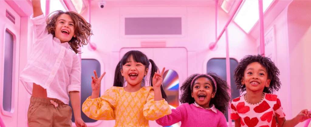 kids enjoying Museum of Ice Cream