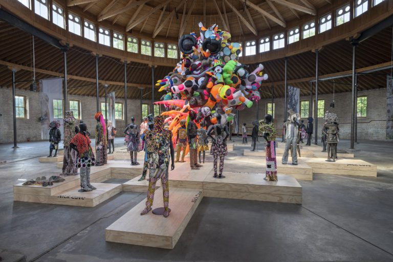 Art installation at the DuSable Black History Museum and Education Center