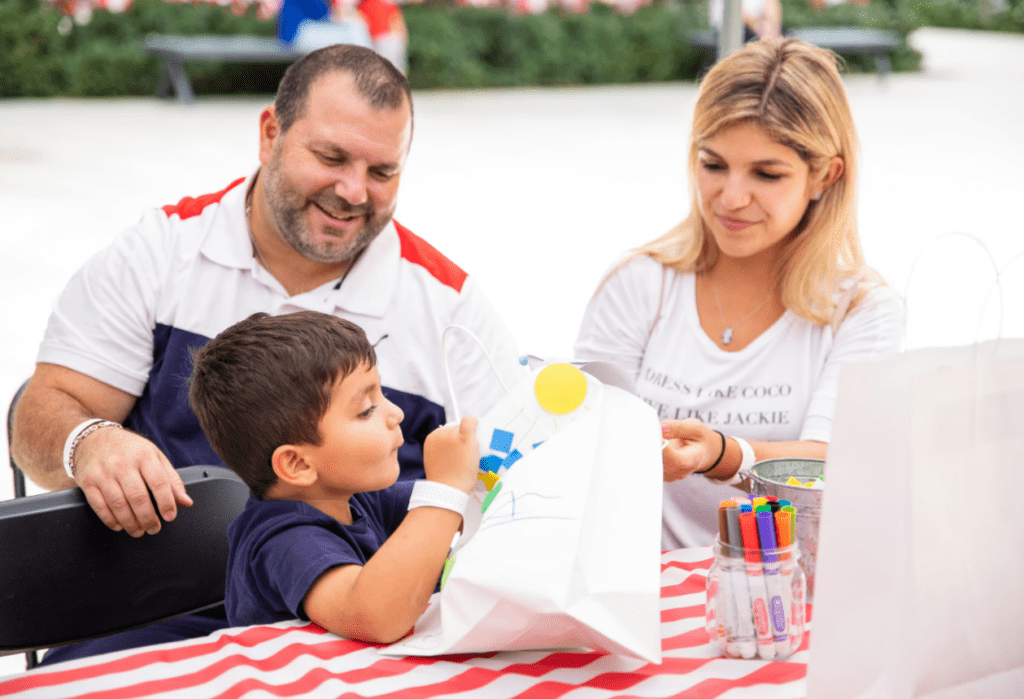 Family art day at the Institute of Contemporary Art Miami